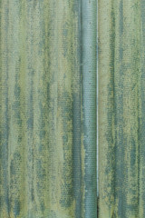 old green vintage roof background / roof texture 