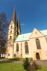 Fototapeta na wymiar Neustädter Marienkirche in Bielefeld, Nordrhein-Westfalen