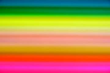 Blur of Part of Colorful Pencils / Colorful Background
