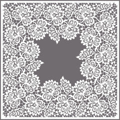 Square Lace Frame