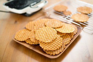Handmade Pizzelle waffle