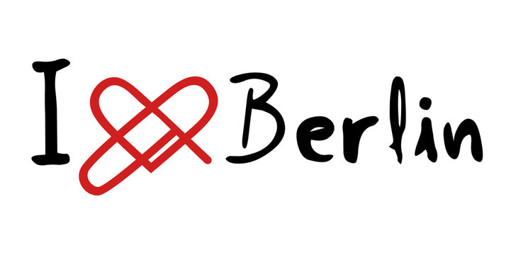 Berlin love icon
