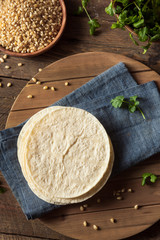 Homemade White Corn Tortillas