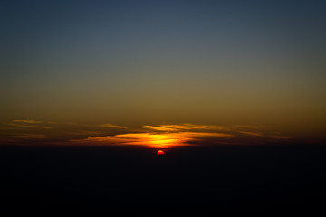 Sunset sky stratosphere background