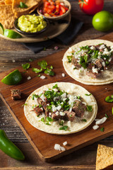 Homemade Carne Asada Street Tacos