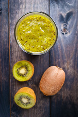 Kiwi fruit smoothie