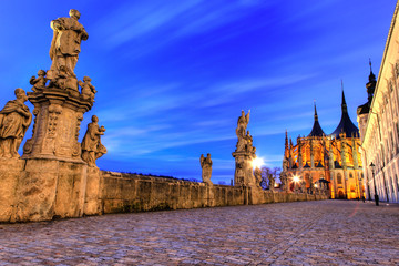 View of Kutna Hora with Saint Barbara's Church