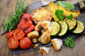 Grill Grillen Gemüse