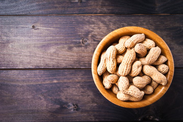 Peanuts in bowl
