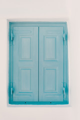 Greek Style windows - blue and white window