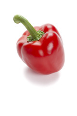 red pepper on white