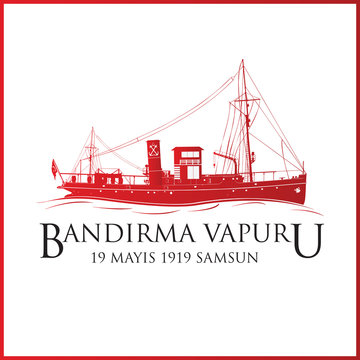 19 Mayıs Atat&uuml;rk'&uuml; Anma,Gen&ccedil;lik ve Spor Bayramı / Bandırma Vapuru