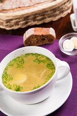 hot fresh soup