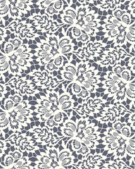 White Lace Seamless Pattern