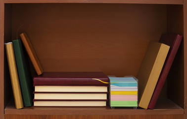 Book Collection Inside old wooden library