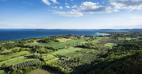 Aerial view of Lake Garda - 109455158