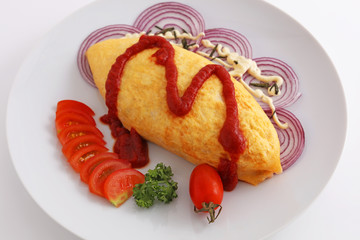 おいしそうなオムライス