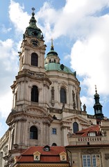 Fototapeta na wymiar Baroque church, Prague, Czech Republic, Europe