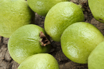 cropped image of guava.