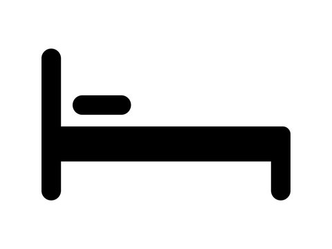 recommend clip art: Bed for sleeping icon for apps and websites