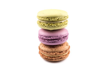 Tasty colorful macaroon