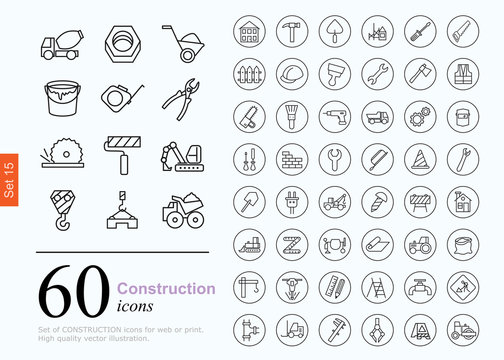 60 construction icons