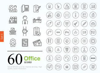 60 office icons