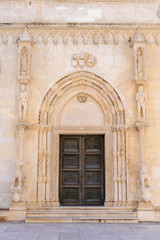 Sibenik Croatia north side portal