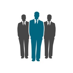 Business man silhouette