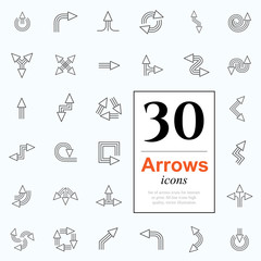 30 arrow icons