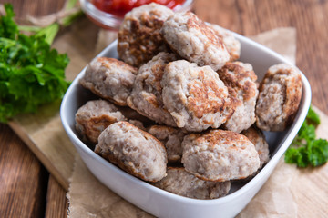 Some fresh made Meatballs