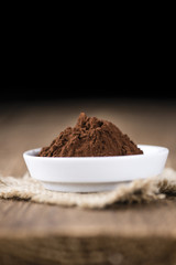 Portion of Cocoa powder
