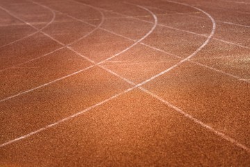 Fototapeta premium Running track outdoors
