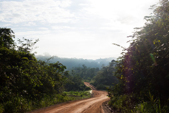 Trans-Amazonian Highway in Brazil