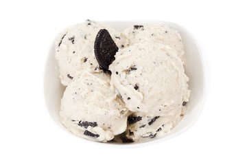 cookies 'n cream flavored ice cream