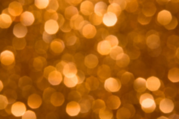 De-focused blur light orange haze bubbles - abstract light orang