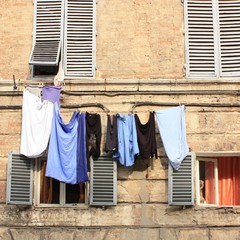 Drying laundry in Venice