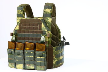 Tactical Vest for army with bulletproof and ammo