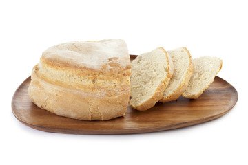 bread with powdered sugar on top