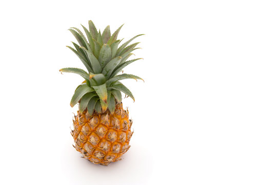 Pineapple isolated on white background