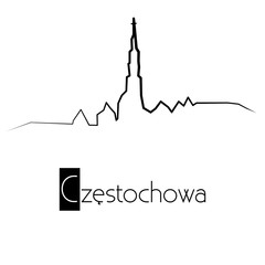 Częstochowa / Sanktuarium Jasnogórskie - logo - obrazy, fototapety, plakaty