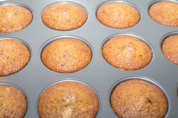 Muffin con pere e gocce di cioccolato, dessert, muffin fatti in casa, torta, plumcake pere e cioccolato