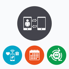 Change Video call to simple call sign icon.