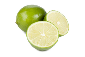 fresh ripe limes