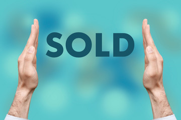 Businessmen from both hands 