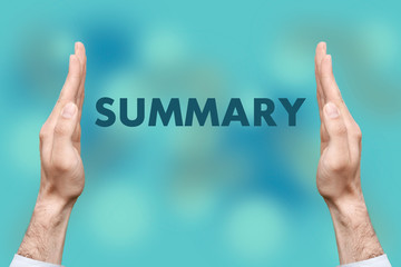 Businessmen from both hands 