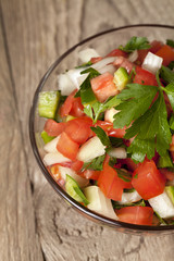 bowl of fresh salsa