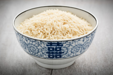Reis in Schale - Rice in a bowl