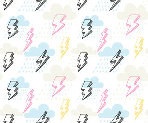 abstract thunder background