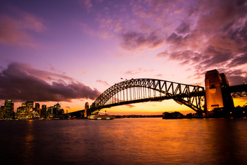 Fototapeta na wymiar オーストラリア　シドニーのハーバーブリッジ